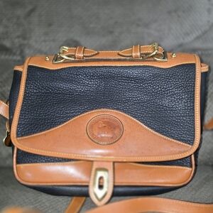 Dooney And Bourke Vintage Letter Carrier Crossbody All Weather Leather